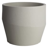 Honeybloom Mews White Ceramic Outdoor Planter, Extra Large