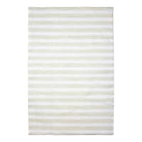 Honeybloom Set of 4 Almond Striped Placemats