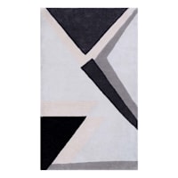Laila Ali Black & White Geo Accent Rug, 27x45