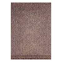 (A486) Found & Fable Ava Red Loomed Area Rug, 5x7