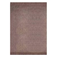 D473) Fenix Red Medallion Chenille Rug