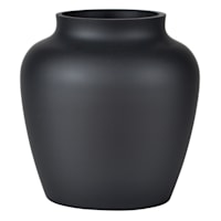 Providence Matte Black Vase, 6"