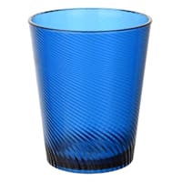 Blue Acrylic Double Old Fashioned Glass