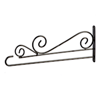 Swirl Wall-Mount Garden Flag Hanger