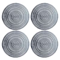 Set of 4 Audley Round Placemats, Blue