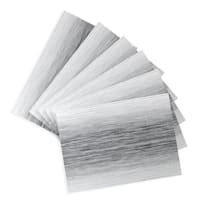 Set of 6 Otto Black Ombre Woven Vinyl Placemats, 13x18