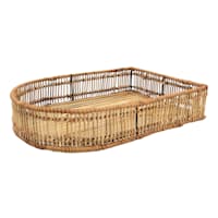Found & Fable Round Bamboo Tray
