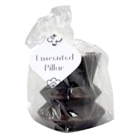 Tracey Boyd Black Unscented Pillar Candle, 3"