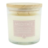 Found & Fable Meditate Scented Glass Jar Candle, 13oz