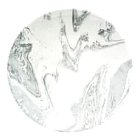 Laila Ali Marbled Melamine Dinner Plate