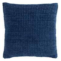 Ty Pennington Marcella Navy Chenille Throw Pillow, 18"