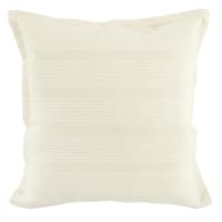 River White Ribbed Throw Pillow, 20"