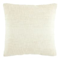 Milos White Throw Pillow, 18"