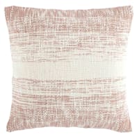 Milos Dark Coral Throw Pillow, 18"