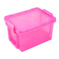 Pink Storage Box with Lid, 2.7l