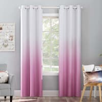 Tiny Dreamers Blush Ombre Blackout Grommet Curtain Panel, 84"