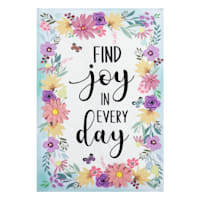 Find Joy In Everyday Garden Flag, 18"