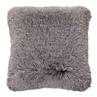 Grant Gunmetal Throw Pillow, 17"