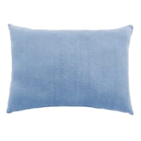 Providence Barrington Light Blue Woven Oblong Throw Pillow, 14x20