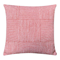Providence Saybrook Red Striped Woven Throw Pillow, 18"