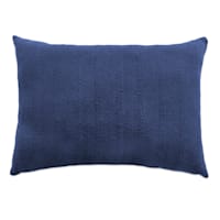 Providence Barrington Navy Blue Woven Oblong Throw Pillow, 14x20