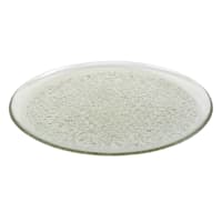 Found & Fable Aqua Glass Dinner Plate