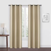 Morrison Brown Blackout Grommet Curtain Panel, 84"