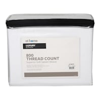 4-Piece White 800 Thread Count Luxury Sheet Set, Queen