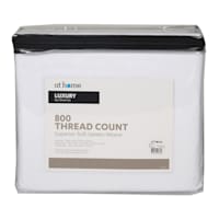 4-Piece White 800 Thread Count Luxury Sheet Set, King