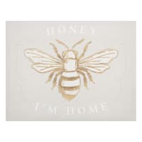 Honeybloom Honey I'm Home Canvas Wall Art, 14x11