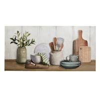 Honeybloom Botanical Vases Canvas Wall Art, 16x32