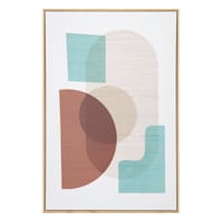 Abstract Neutral Framed Canvas Wall Art, 20x30