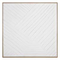Framed Abstract Canvas Wall Art, 24"