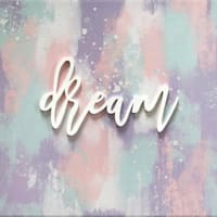 Tiny Dreamers Pastel Dream Canvas Wall Art, 12"
