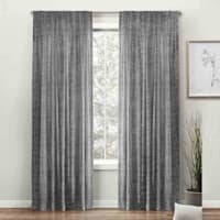 Legacy Black Sheer Curtain Panel, 84"