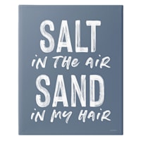 Ty Pennington Salt In The Air Sand In My Hair Canvas Wall Sign, 16x12