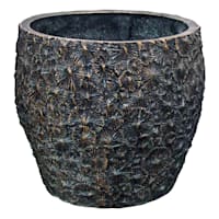 Black Urchin Outdoor Planter, Medium