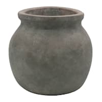 Grey Round Triangle Outdoor Planter, Small