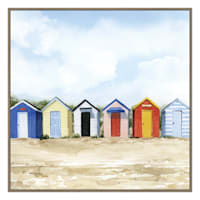 Ty Pennington Framed Coastal Canvas Wall Art, 25"