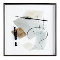 Crosby St. Framed Abstract Canvas Wall Art, 25"