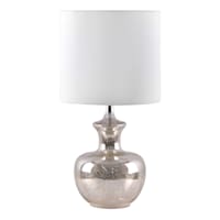 Providence Mercury Glass Accent Lamp with Shade, 20"