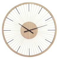 Tracey Boyd Wooden Round Wall Clock, 12"