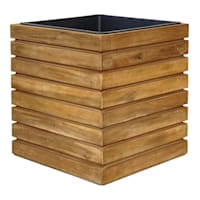 Park City Wood Outdoor Planter, Large