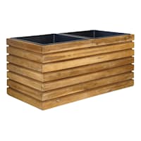 Park City Wooden Duo Outdoor Planter, Extra Large