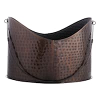 Basin Bronze Outdoor Planter, Extra Large