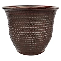 Providence Red Honeycomb Outdoor Planter, Medium