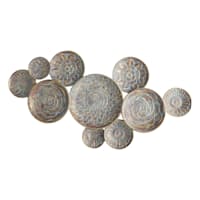 Found & Fable Metal Floral Centerpiece Wall Decor, 50x26