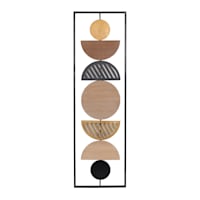 Tracey Boyd Metal Abstract Panel Wall Decor, 12x39