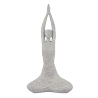 Peaceful Yoga Outdoor Garden Statue, 22"