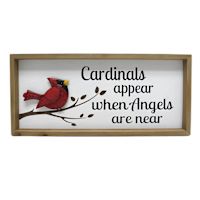 Wood & Metal Cardinal Outdoor Wall Decor, 18x8